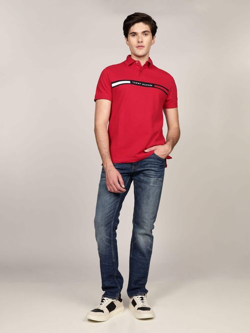 Polo-de-corte-regular-con-logo-bordado-de-hombre-Tommy-Hilfiger-MW0MW38130-XLD