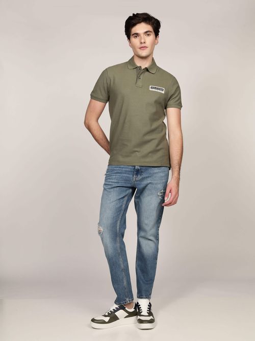 Polo-con-parche-Hilfiger-de-hombre-Tommy-Hilfiger-MW0MW38490-PLI