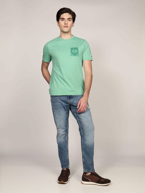 Playera-de-cuello-redondo-con-parche-de-hombre-Tommy-Hilfiger-MW0MW38634-L3J