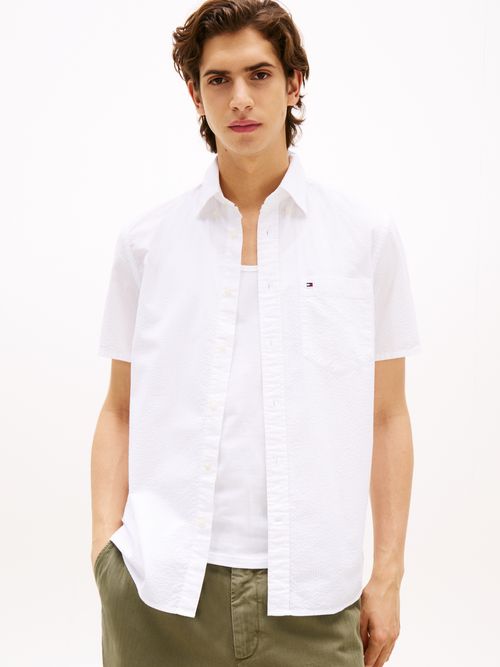 camisa-de-manga-corta-de-algodon-milrayas-de-hombre-tommy-hilfiger