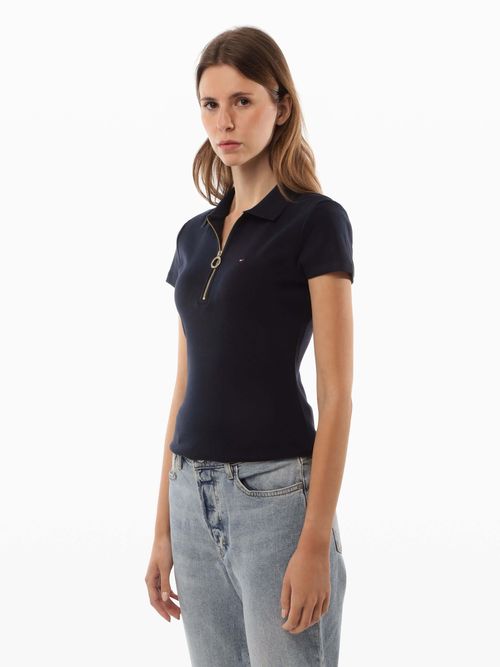 polo-con-cuello-de-cierre-de-mujer-tommy-hilfiger