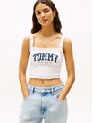 top-varsity-fruncido-de-corte-slim-de-mujer-tommy-jeans