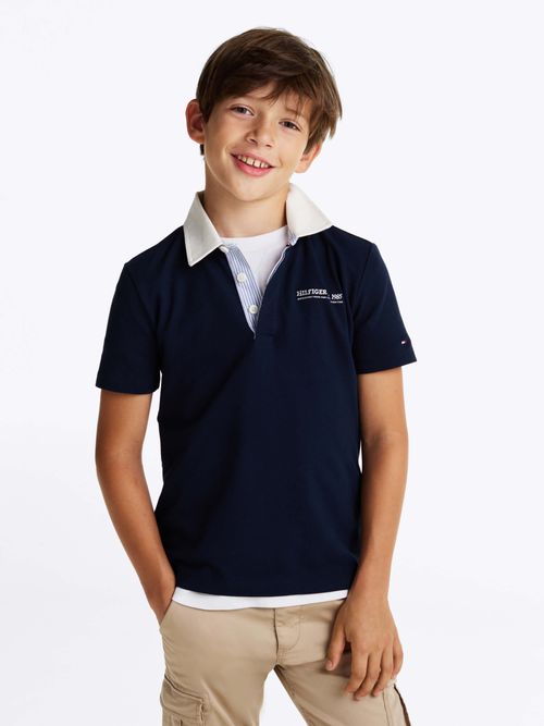 polo-con-cuello-a-contraste-de-niño-tommy-hilfiger