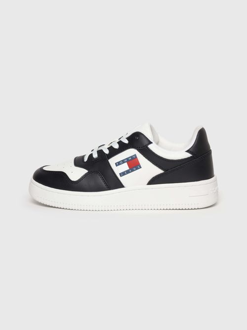 Tenis-con-Estilo-Basket-Logo-Grabado-de-Mujer-Tommy-Jeans-EN0EN02505-0GS