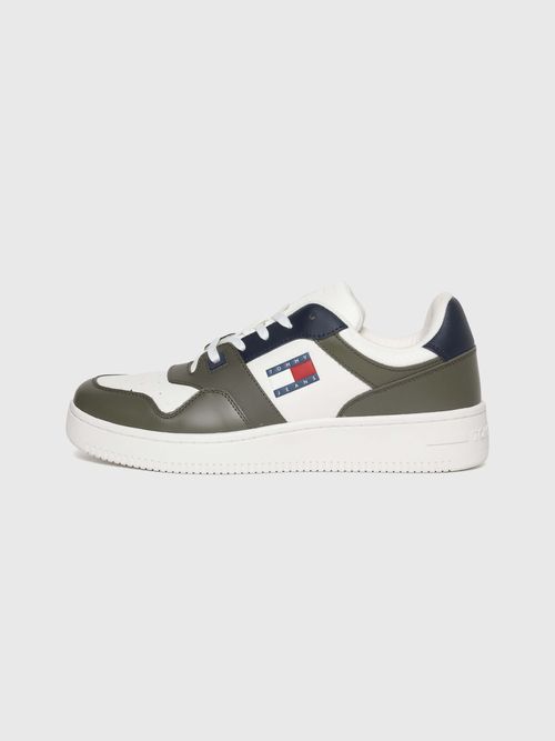 Tenis-con-Estilo-Basket-Logo-Grabado-de-Hombre-Tommy-Jeans-EM0EM01395-M00