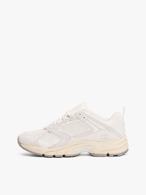 Tenis-Archive-de-ante-y-malla-de-mujer-Tommy-Jeans-EN0EN02795-YBI