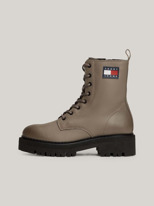 Botas-en-piel-con-cordones-y-suela-dentada-de-mujer-Tommy-Jeans-EN0EN02628-PKC
