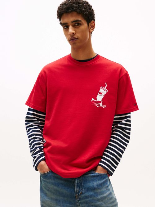 Playera-de-corte-amplio-con-logo-trasero-de-hombre-Tommy-Jeans-DM0DM21830-XLE