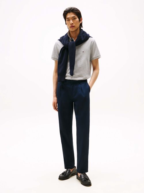 Polo-con-cuello-de-punto-a-contraste-de-hombre-Tommy-Hilfiger-MW0MW39563-P01