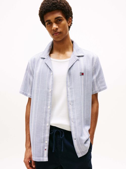 Camisa-texturizada-de-manga-corta-de-hombre-Tommy-Jeans-DM0DM21689-PO6