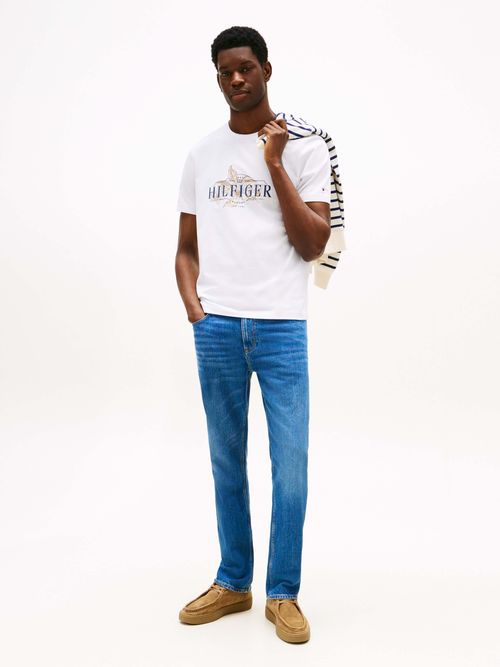 Playera-de-cuello-redondo-con-logo-tropical-de-hombre-Tommy-Hilfiger-MW0MW39353-YBR