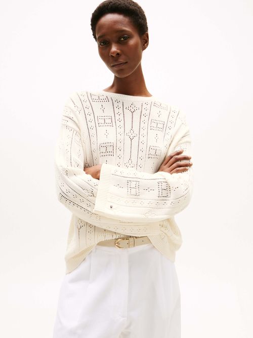 Sueter-de-tejido-de-punto-amplio-de-mujer-Tommy-Hilfiger-WW0WW45910-YA8