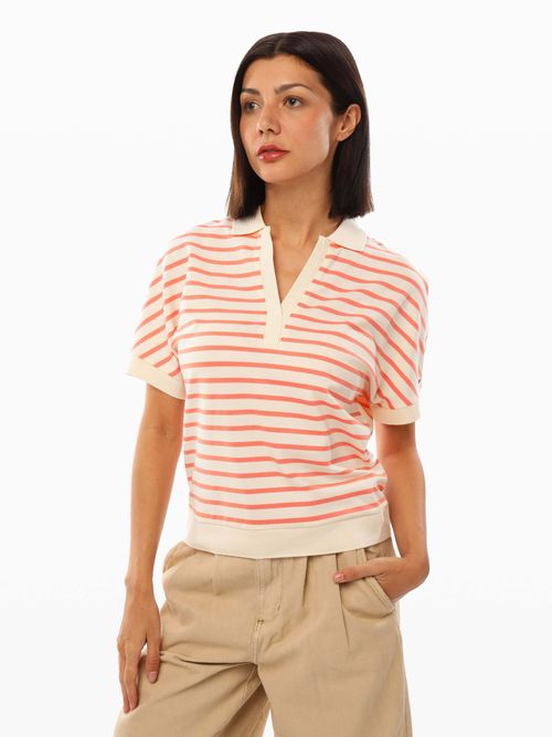 Polo-con-cuello-de-pico-con-corte-amplio-de-mujer-Tommy-Hilfiger-76J4692-AEF