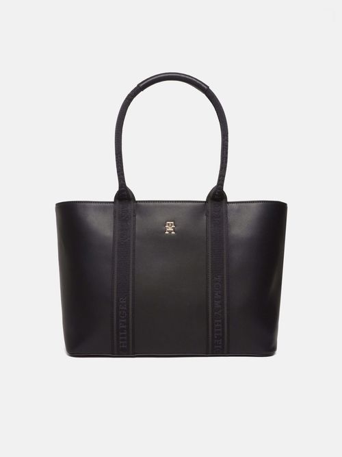 Bolso-tote-con-inscripcion-de-Tommy-Hilfiger-de-mujer-Tommy-Hilfiger-AW0AW17198-BDS