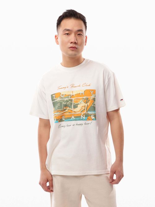 Playera-grafico-club-de-playa-de-hombre-Tommy-Jeans-DM0DM21387-YBH