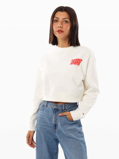 Sudadera-logo-estilo-burbuja-de-mujer-Tommy-Jeans-DW0DW21345-YBL