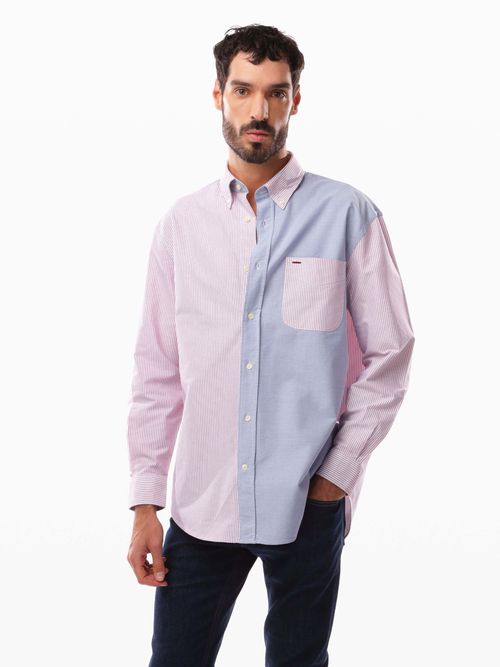 Camisa-con-bolsillo-frontal-con-corte-regular-de-hombre-Tommy-Hilfiger-MW0MW38502-XLD