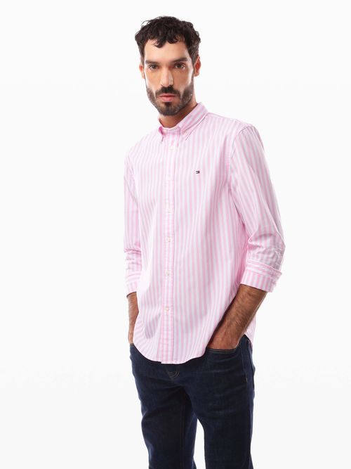 Camisa-TH-Flex-de-rayas-con-corte-regular-de-hombre-Tommy-Hilfiger-MW0MW39159-0D1