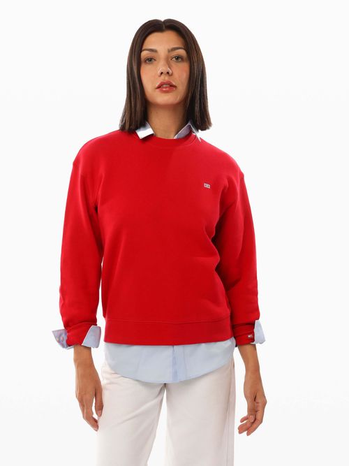 Sudadera-con-logo-a-contraste-bordado-de-mujer-Tommy-Hilfiger-WW0WW45980-XLG