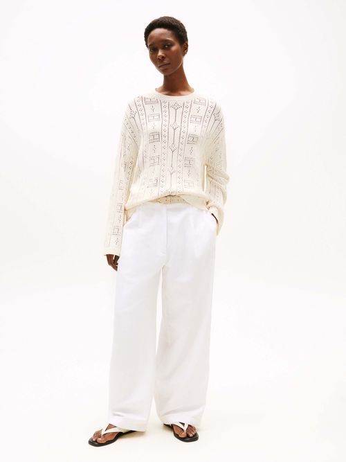 Sueter-de-tejido-de-punto-amplio-de-mujer-Tommy-Hilfiger-WW0WW45910-YA8