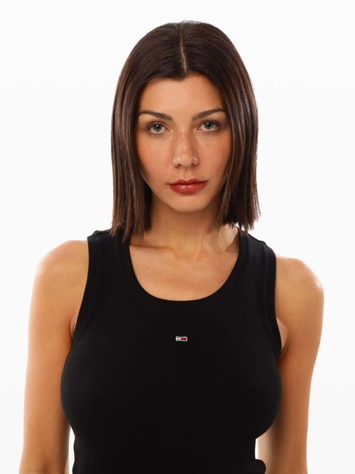 Vestido-corto-ajustado-con-logo-de-mujer-Tommy-Jeans-DW0DW20674-BDS