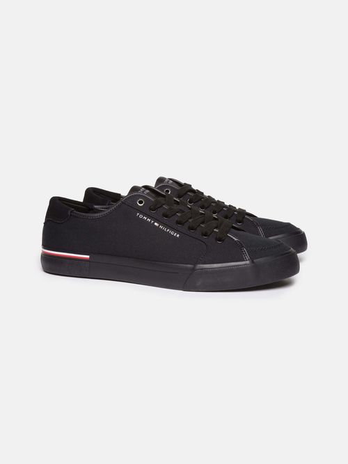 Tenis-con-logo-y-textura-a-contraste-de-hombre-Tommy-Hilfiger-FM0FM05398-BDS