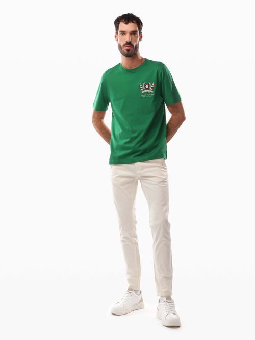 Playera-de-algodon-con-escudo-TH-de-hombre-Tommy-Hilfiger-MW0MW38612-L4F