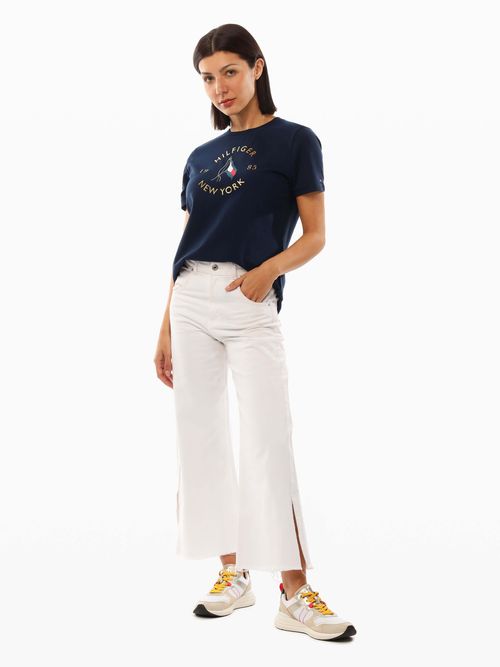 Playera-con-estampado-grafico-de-bandera-de-mujer-Tommy-Hilfiger-WW0WW44580-C1G