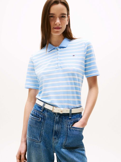 Polo-Collection-1985-de-pique-slim-de-mujer-Tommy-Hilfiger-WW0WW43224-0BI