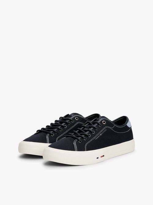 Tenis-de-lona-con-logo-distintivo-de-hombre-Tommy-Hilfiger-FM0FM05515-DW5