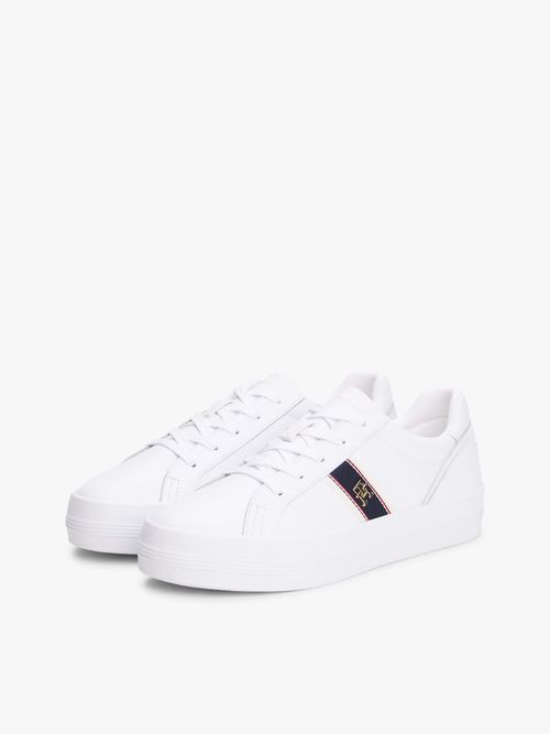 Tenis-de-piel-con-monograma-TH-de-mujer-Tommy-Hilfiger-FW0FW08903-YBS