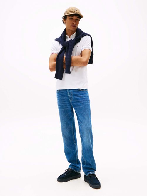 Polo-de-corte-slim-con-logo-de-hombre-Tommy-Hilfiger-MW0MW39348-YBR