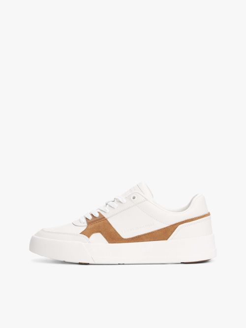 Tenis-de-piel-con-paneles-a-contraste-de-hombre-Tommy-Hildiger-FM0FM05551-0LB