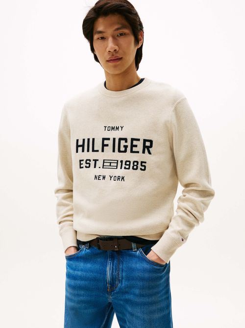 Sueter-de-punto-con-logo-Hilfiger-de-hombre-Tommy-Hildiger-MW0MW39533-HGF