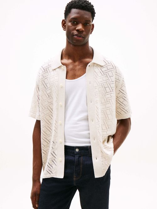 Camisa-tejido-de-punto-de-flags-TH-de-hombre-Tommy-Hildiger-MW0MW40543-YB4