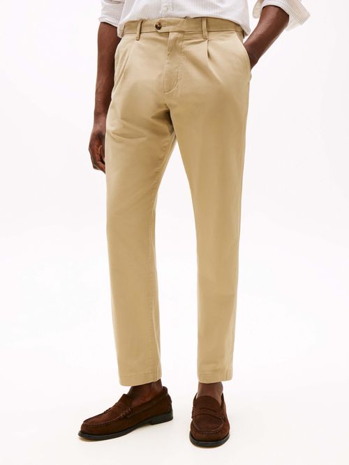 Pantalon-chino-Harlem-amplio-de-saten-de-hombre-Tommy-Hildiger-MW0MW40661-AEH