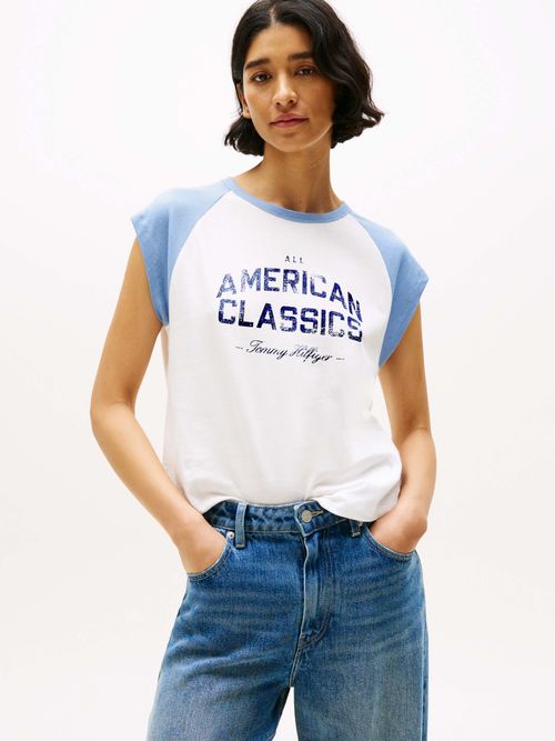 Playera-de-estilo-universitario-de-mujer-Tommy-Hildiger-WW0WW45623-YBL