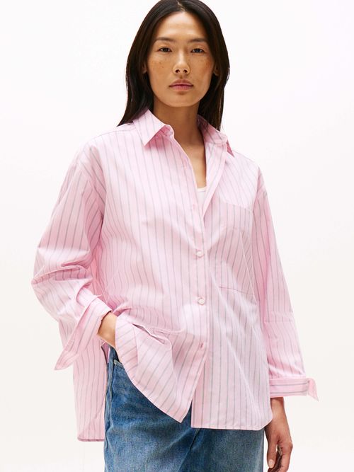 Camisa-de-popelin-con-cuello-de-mujer-Tommy-Hildiger-WW0WW47220-0D1