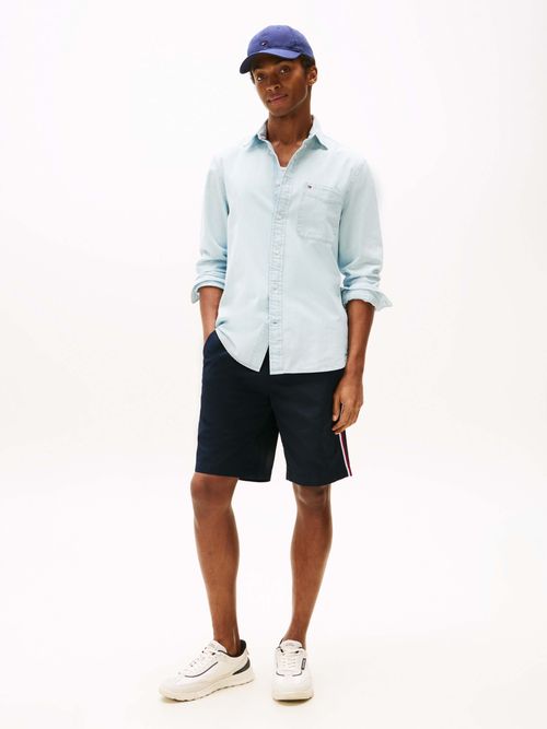 Camisa-de-chambray-con-bolsillo-de-hombre-Tommy-Hildiger-MW0MW39431-0GZ