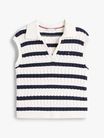 Polo-de-punto-trenzado-sin-mangas-de-mujer-Tommy-Hildiger-WW0WW45655-0FG