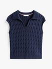 Polo-de-punto-trenzado-sin-mangas-de-mujer-Tommy-Hildiger-WW0WW45655-C1G