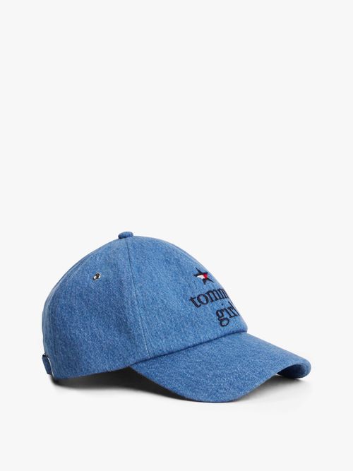 Gorra-de-beisbol-Tommy-Girl-en-denim-de-mujer-Tommy-Jeans-AW0AW17609-0GY