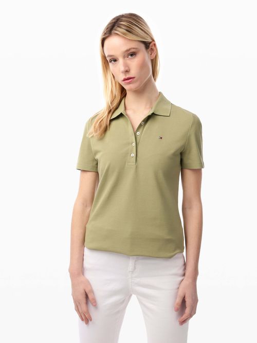 Polo-de-Corte-Classic-con-Logo-de-Mujer-Tommy-Hilfiger-76J5199-L9F