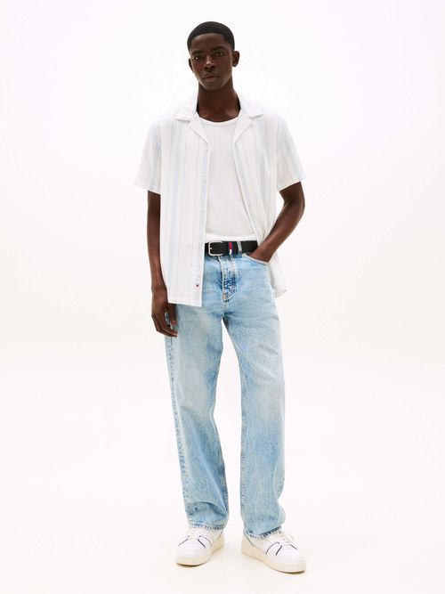 Camisa-de-Corte-Regular-con-Logo-Bordado-de-Hombre-Tommy-Hilfiger-DM0DM21689-YBH