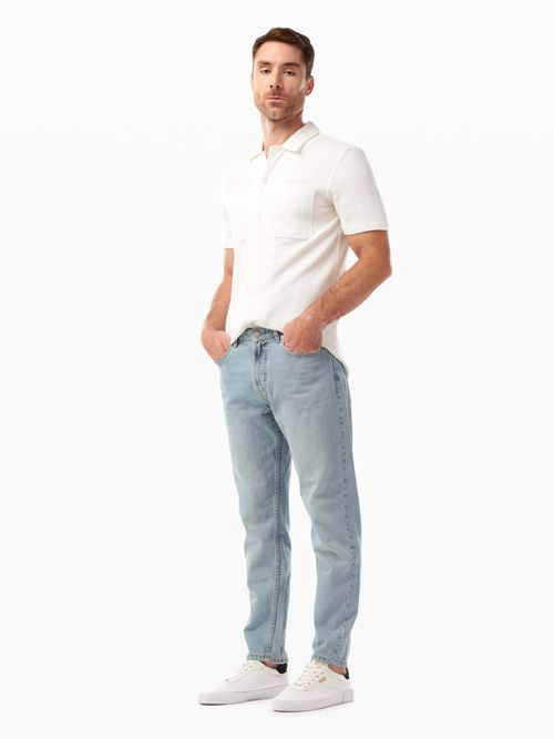 Camisa-de-Corte-Regular-con-Firma-Bordada-de-Hombre-Tommy-Jeans-DM0DM21928-YBL