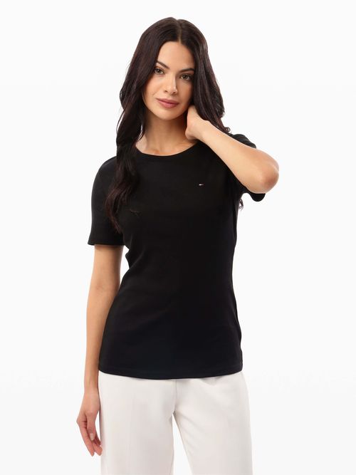 Playera-Corte-Slim-Logo-Bordado-de-Mujer-Tommy-Hilfiger-76J4869-BDS