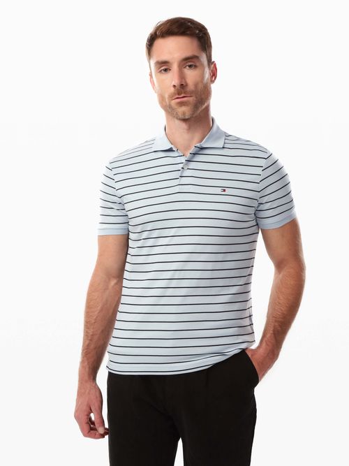 Polo-de-Corte-Regular-con-Franjas-de-Hombre-Tommy-Hilfiger-MW0MW39994-0A8