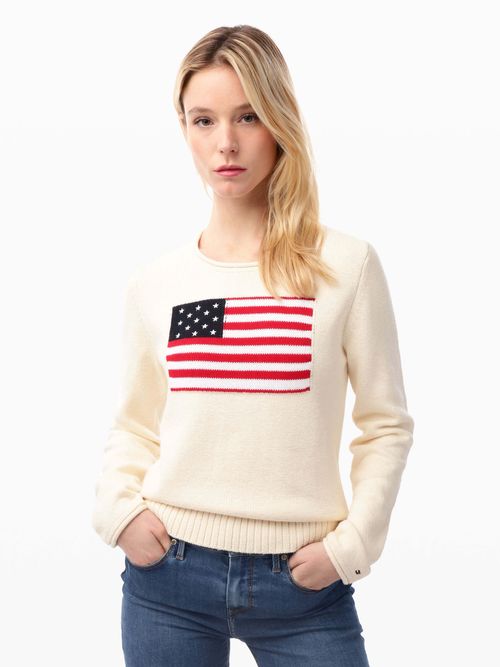 Sueter-con-Bandera-de-Mujer-Tommy-Hilfiger-XW04940-AEF