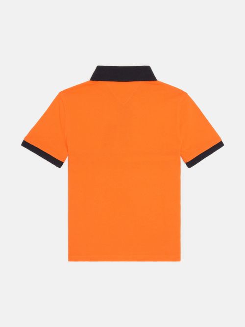 Polo-con-Franjas-Distintivas-de-Nino-Tommy-Hilfiger-71J4524-SNS