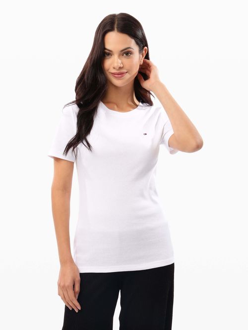 Playera-Corte-Slim-Logo-Bordado-de-Mujer-Tommy-Hilfiger-76J4869-YCI